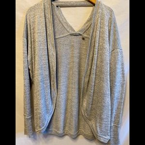 •Athleta Grey Cover Up Cardigan